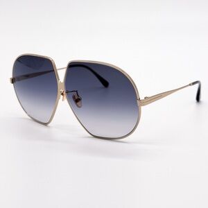 NEW TOM FORD TF785 28B GOLD OVERSIZED SUNGLASSES TARA FT0785/S TOM FORD EYEWEAR